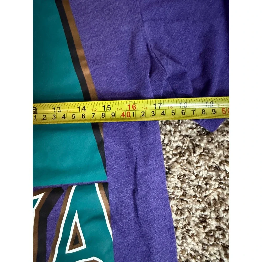 Nike Arizona Diamondbacks MLB Purple Zona Graphic T-Shirt Mens Large 34215X-DB5